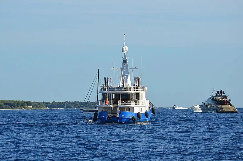 boats in the water aboard ALTER EGO Yacht for Sale