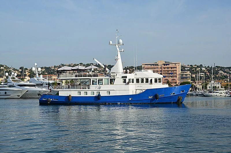 a boat in the water aboard ALTER EGO Yacht for Sale