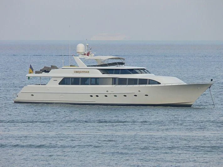 a boat in the water aboard THE JOB Yacht for Sale