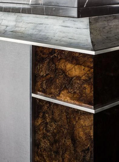a wood floor with a hole in it aboard AQUILA Yacht for Sale