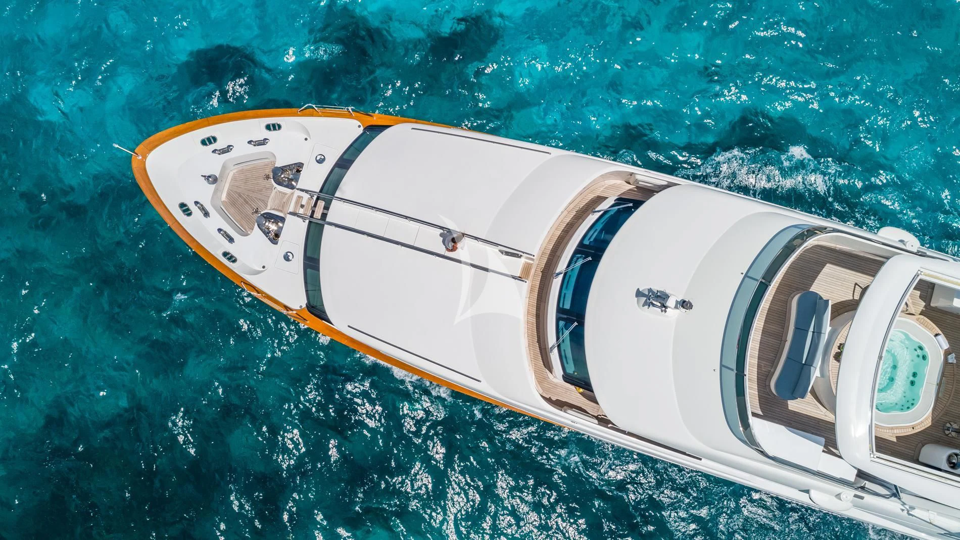 a space ship in space aboard NAMASTE Yacht for Sale