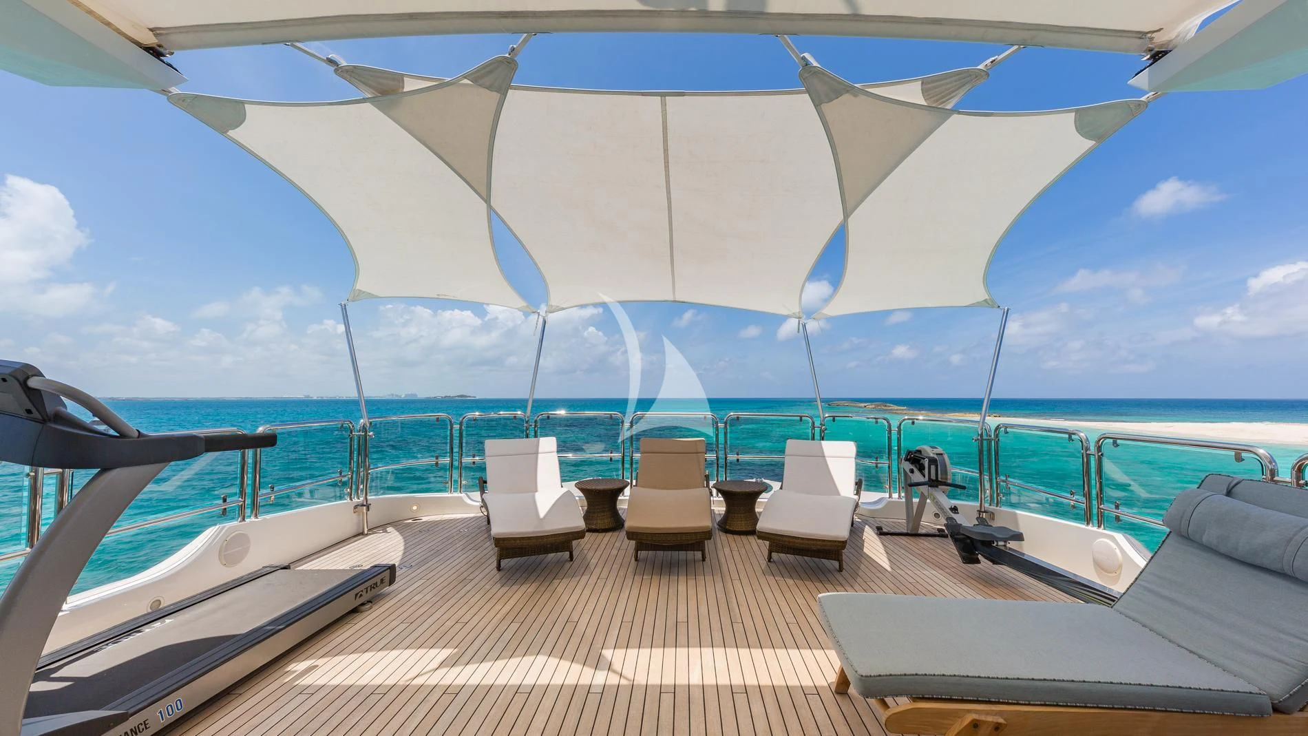 a boat on the water aboard NAMASTE Yacht for Sale