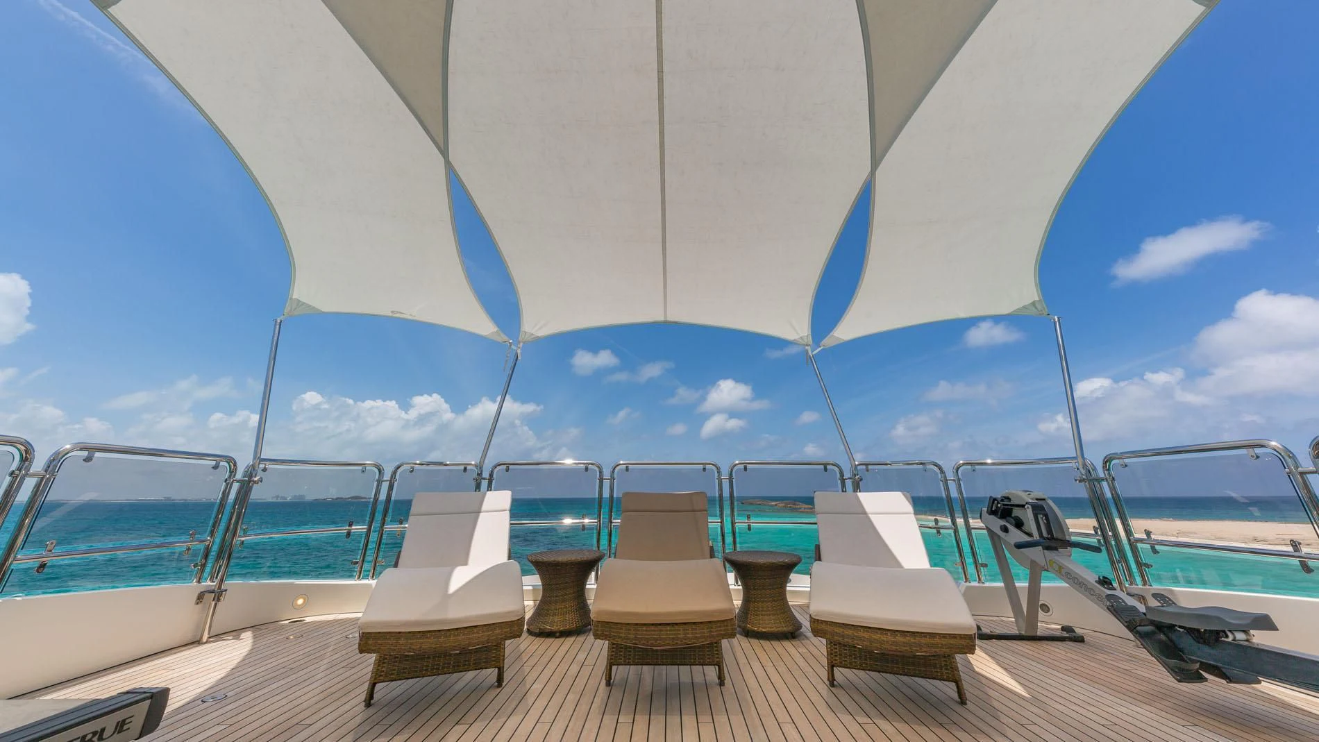 a boat on the water aboard NAMASTE Yacht for Sale