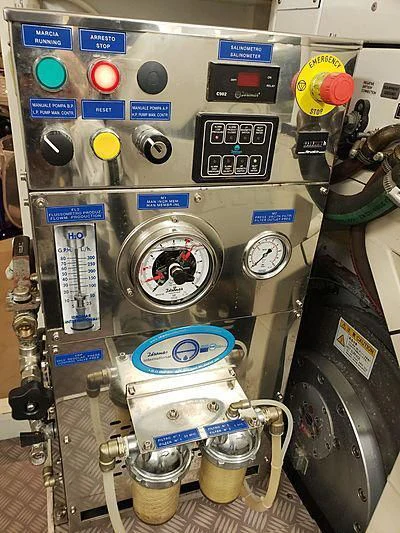 a machine with a few buttons aboard ALL RUMORS Yacht for Sale