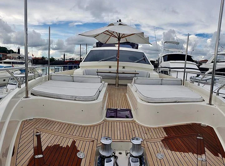 a boat on the water aboard ALL RUMORS Yacht for Sale