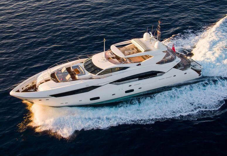 a boat on the water aboard MAKANI II Yacht for Charter
