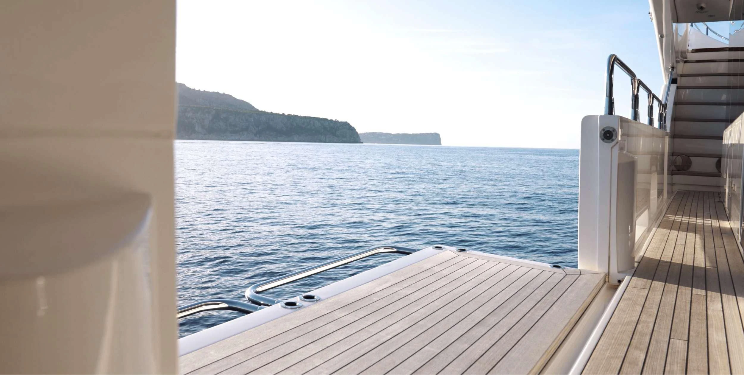a boat on the water aboard MAKANI II Yacht for Charter