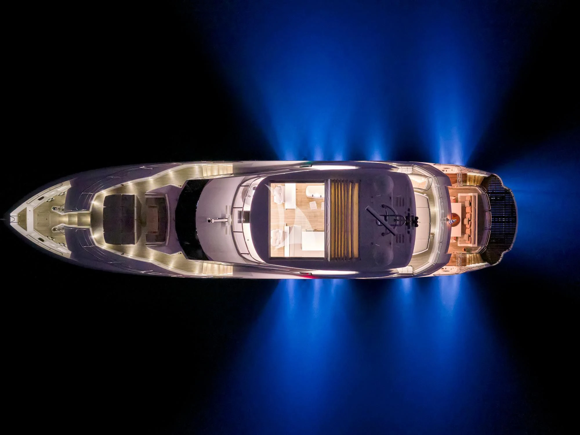 a close up of a bottle aboard MAKANI II Yacht for Charter