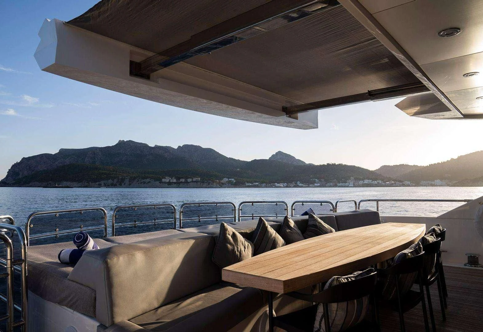 a boat on the water aboard MAKANI II Yacht for Charter