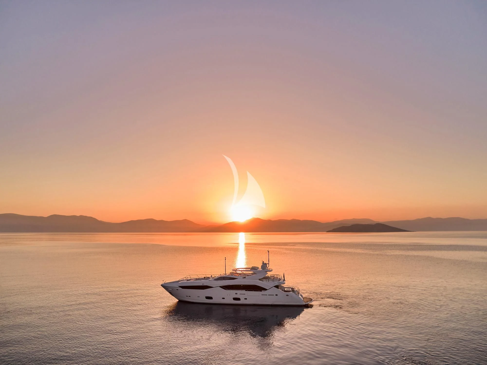 a boat on the water aboard MAKANI II Yacht for Charter
