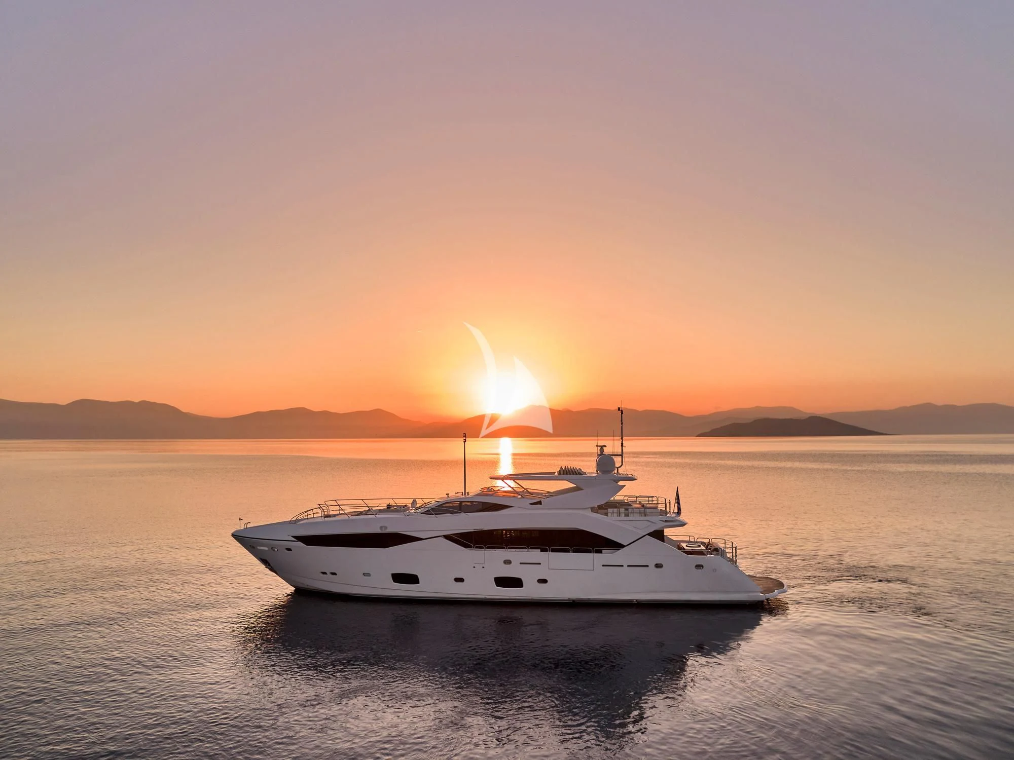 a boat on the water aboard MAKANI II Yacht for Charter