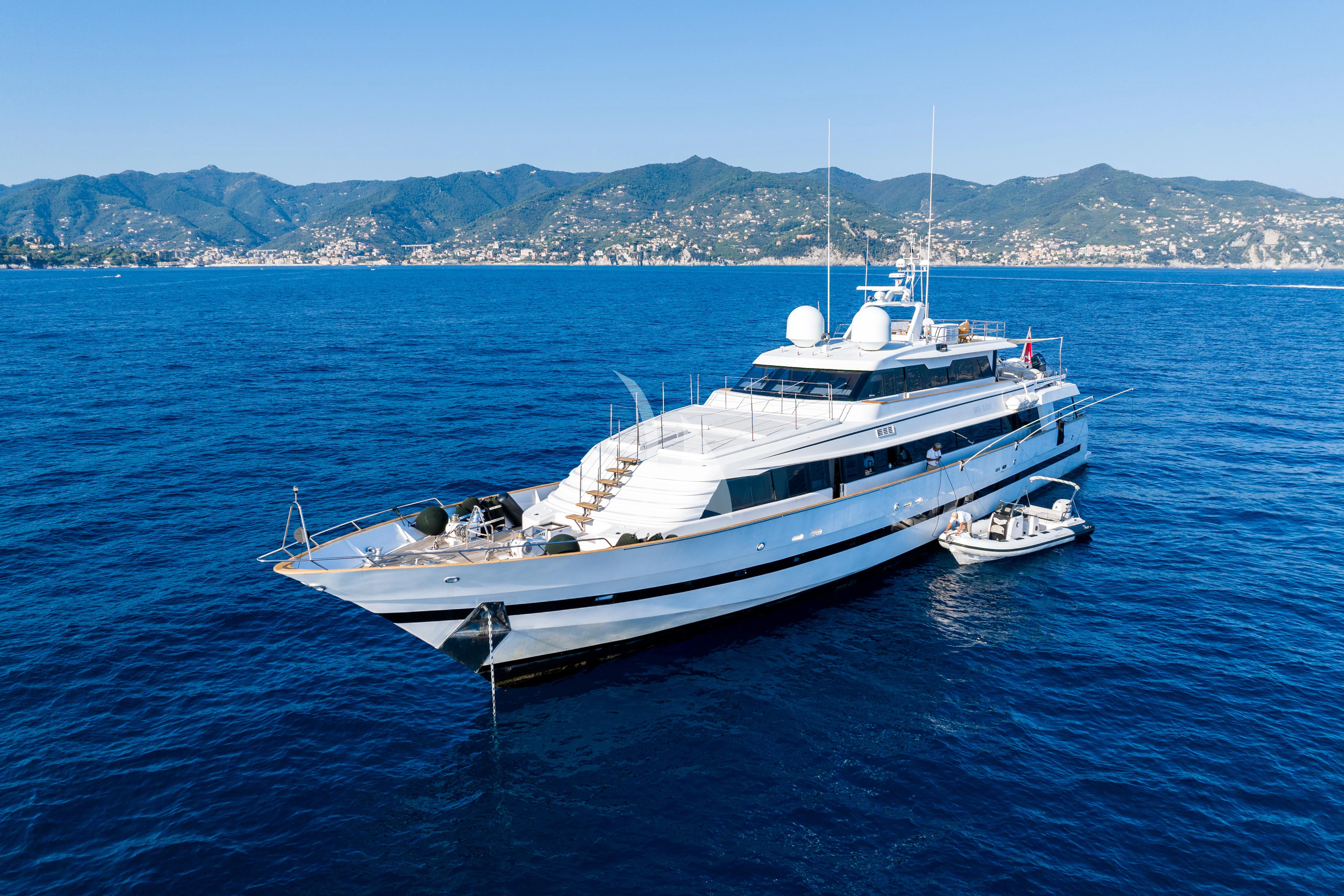 a boat in the water aboard SEA LADY II Yacht for Sale