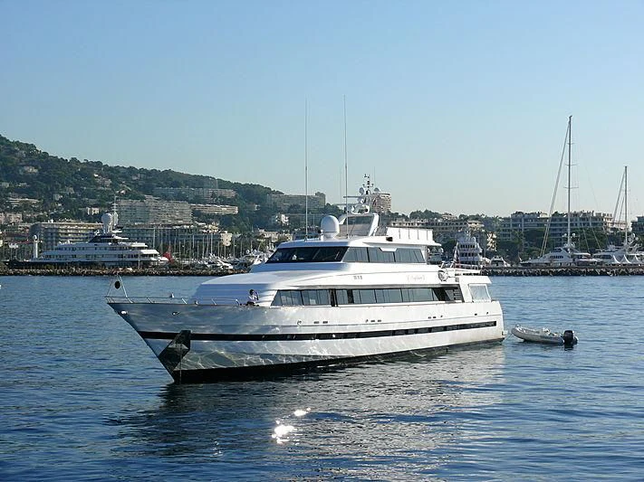 a boat in the water aboard SEA LADY II Yacht for Sale