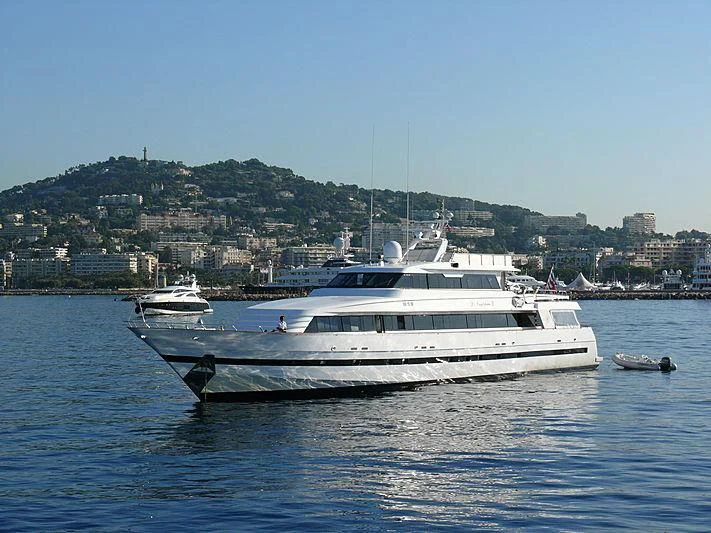 a couple of boats in the water aboard SEA LADY II Yacht for Sale