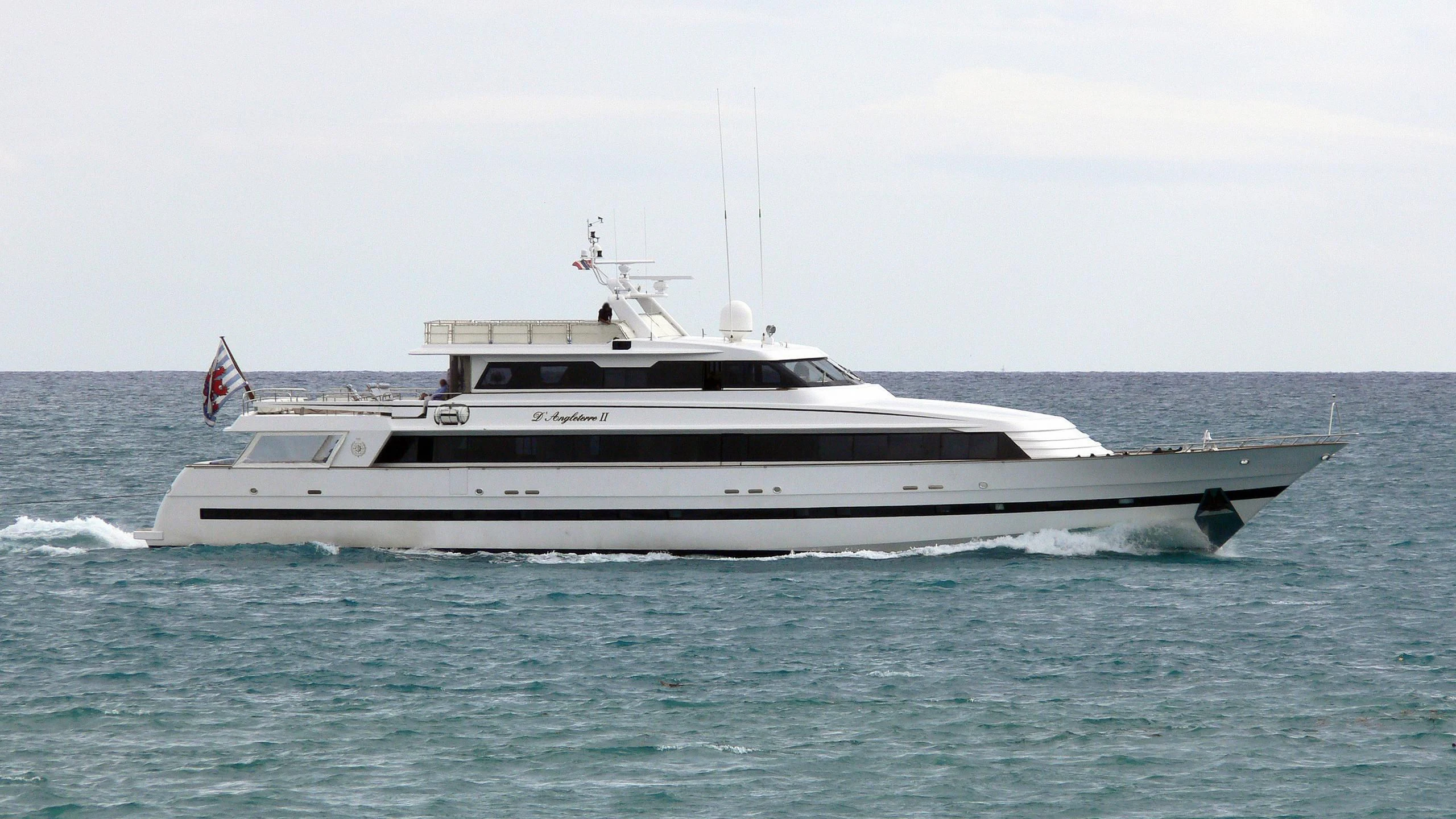 a boat in the water aboard SEA LADY II Yacht for Sale