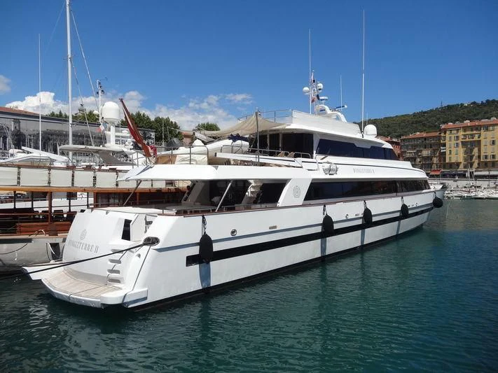 a boat in the water aboard SEA LADY II Yacht for Sale