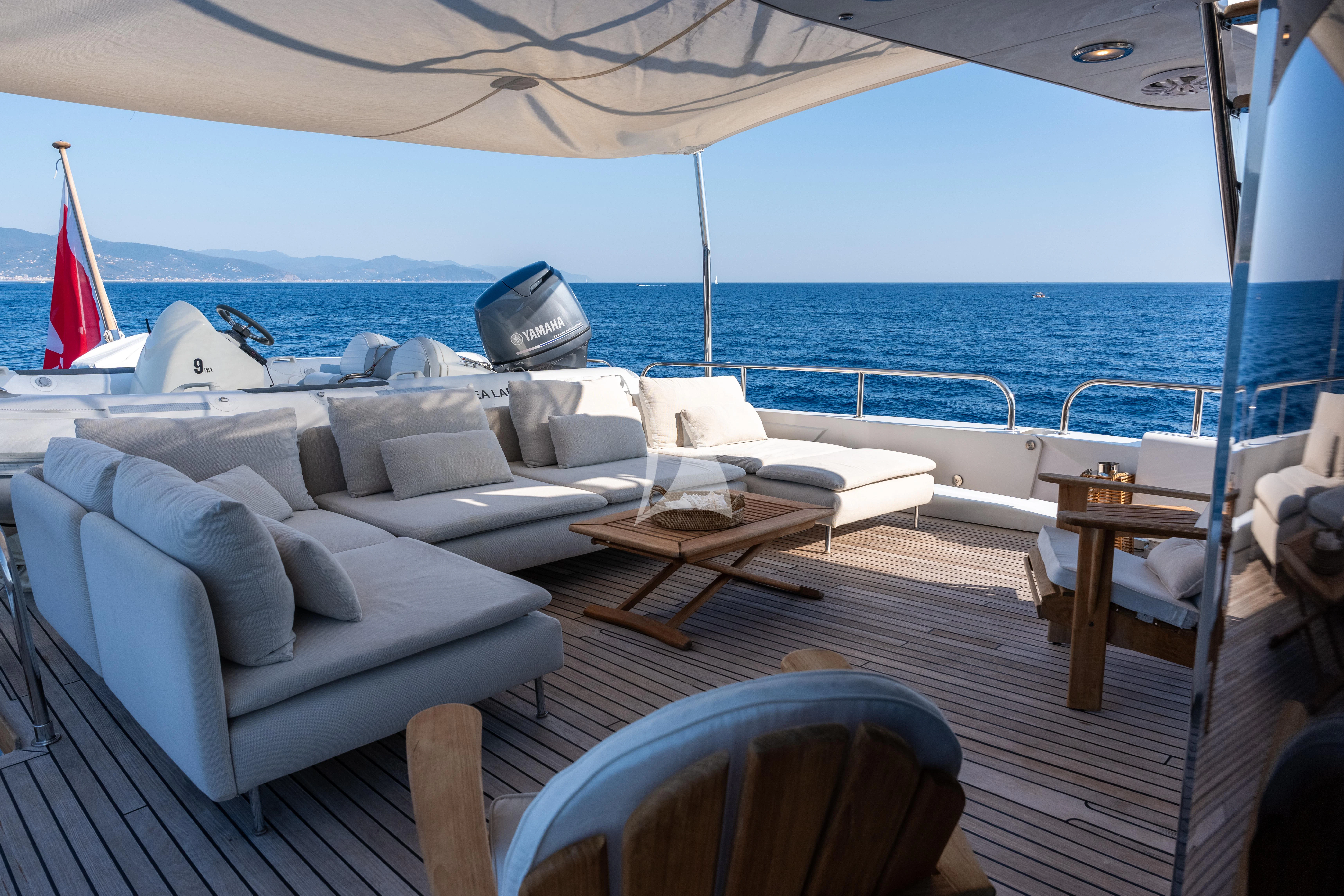 a boat on the water aboard SEA LADY II Yacht for Sale
