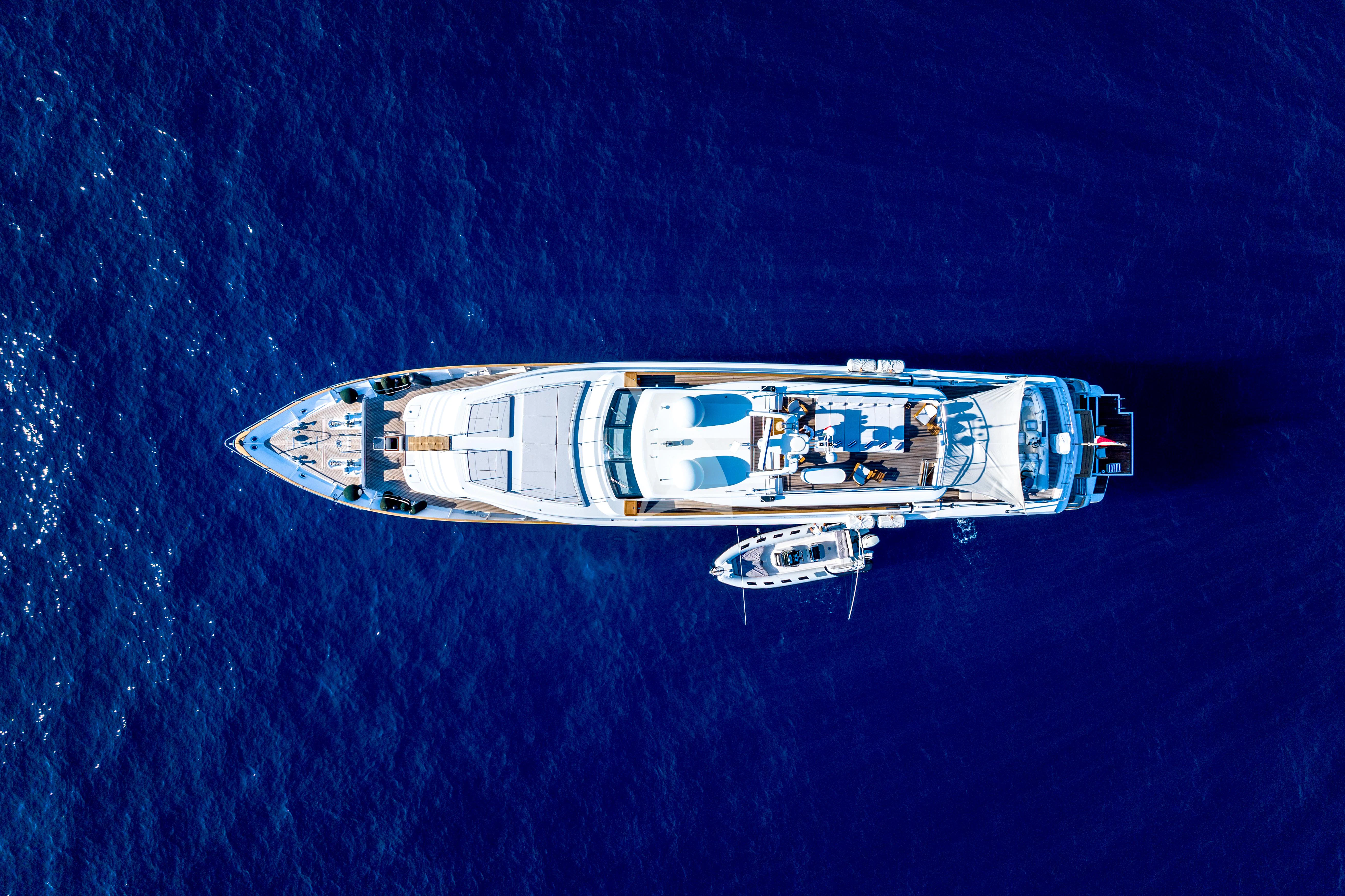 a close-up of a space ship aboard SEA LADY II Yacht for Sale