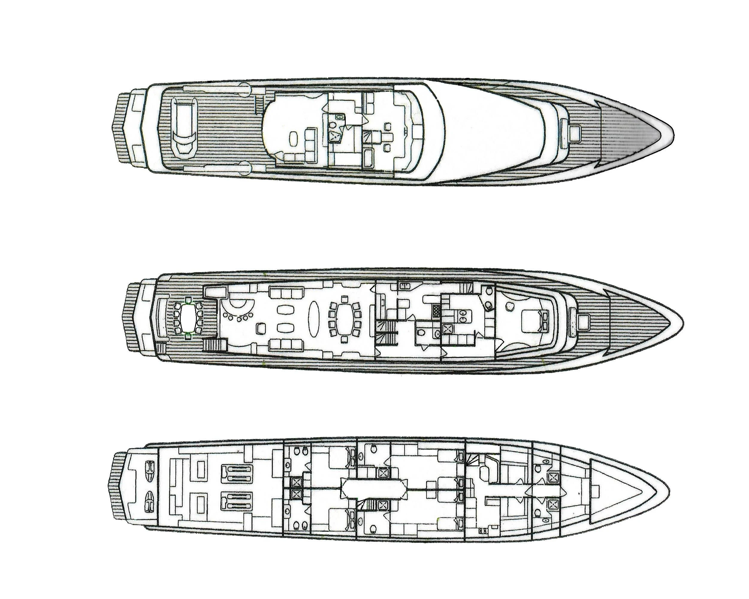 diagram, text aboard SEA LADY II Yacht for Sale