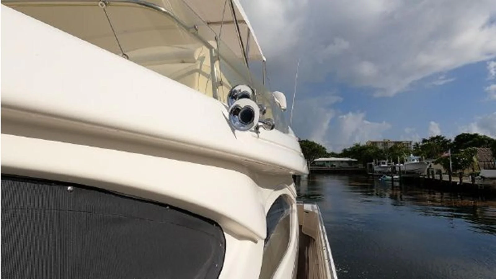 a boat on the water aboard 2005 760 FERRETTI MOTOR YACHT Yacht for Sale
