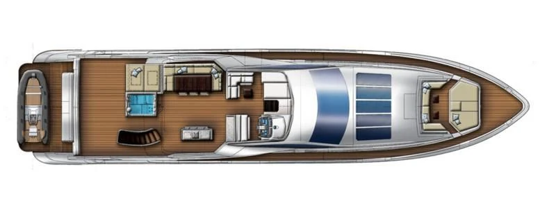 a computer generated image of a computer aboard OKTO Yacht for Sale