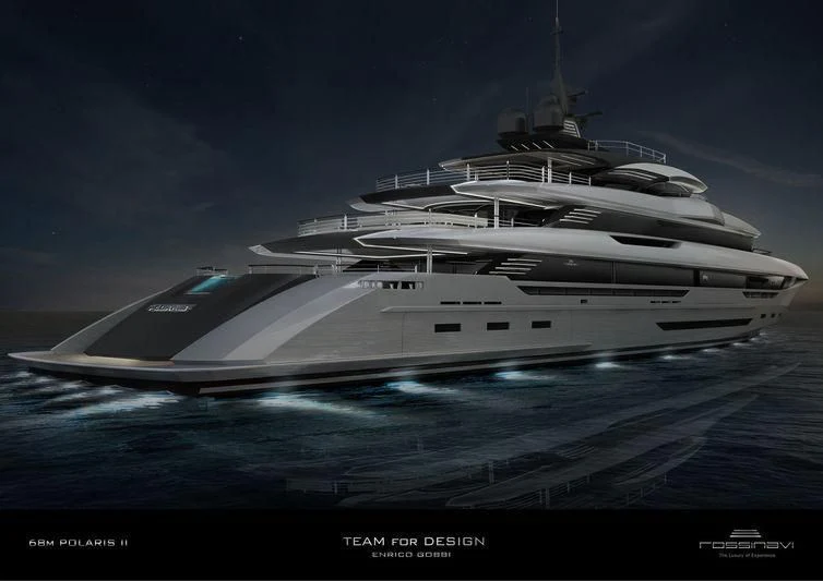 graphical user interface aboard POLESTAR Yacht for Sale