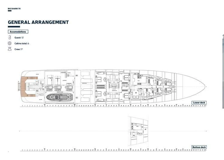 diagram aboard POLESTAR Yacht for Sale