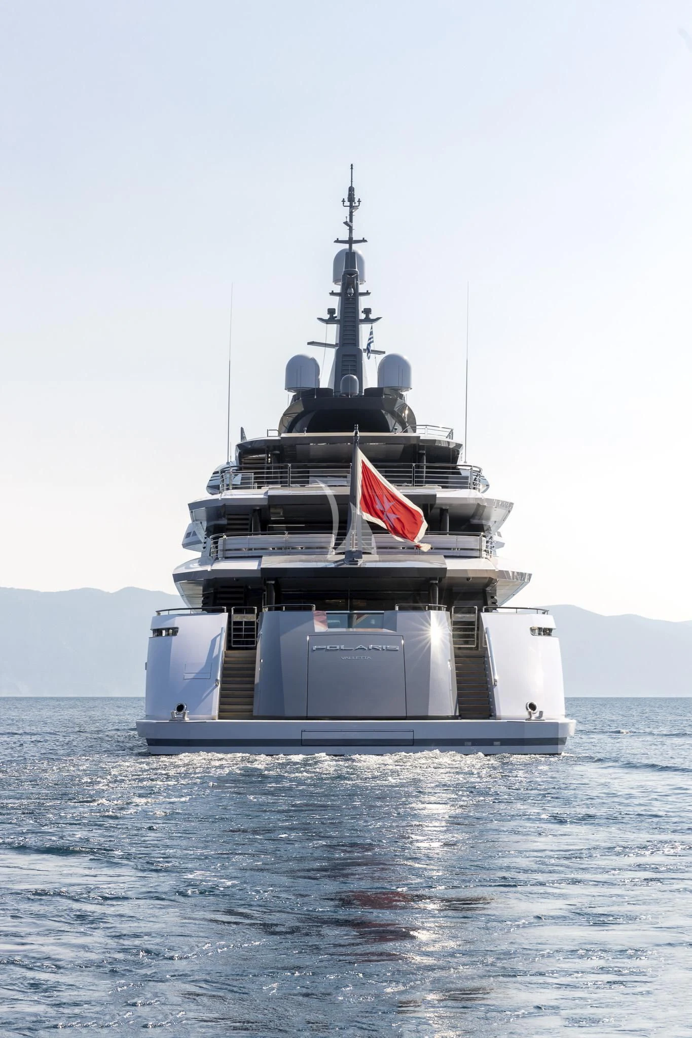 a boat in the water aboard POLESTAR Yacht for Sale