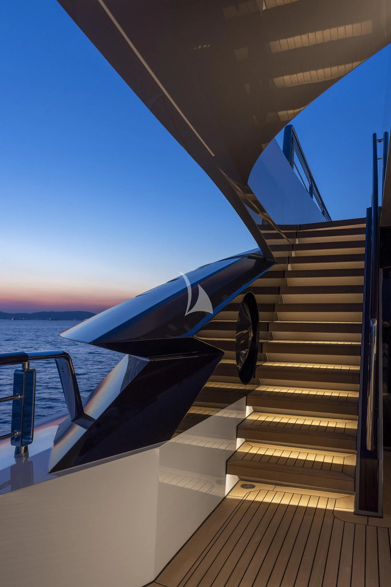 a plane on the runway aboard POLESTAR Yacht for Sale