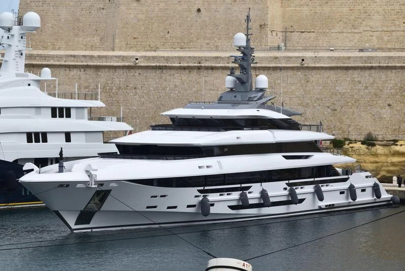 a couple of white boats aboard POLESTAR Yacht for Sale