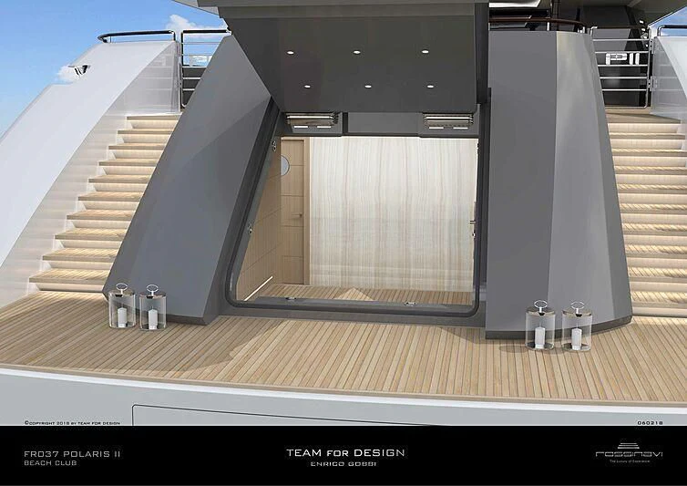 a close-up of a building aboard POLESTAR Yacht for Sale