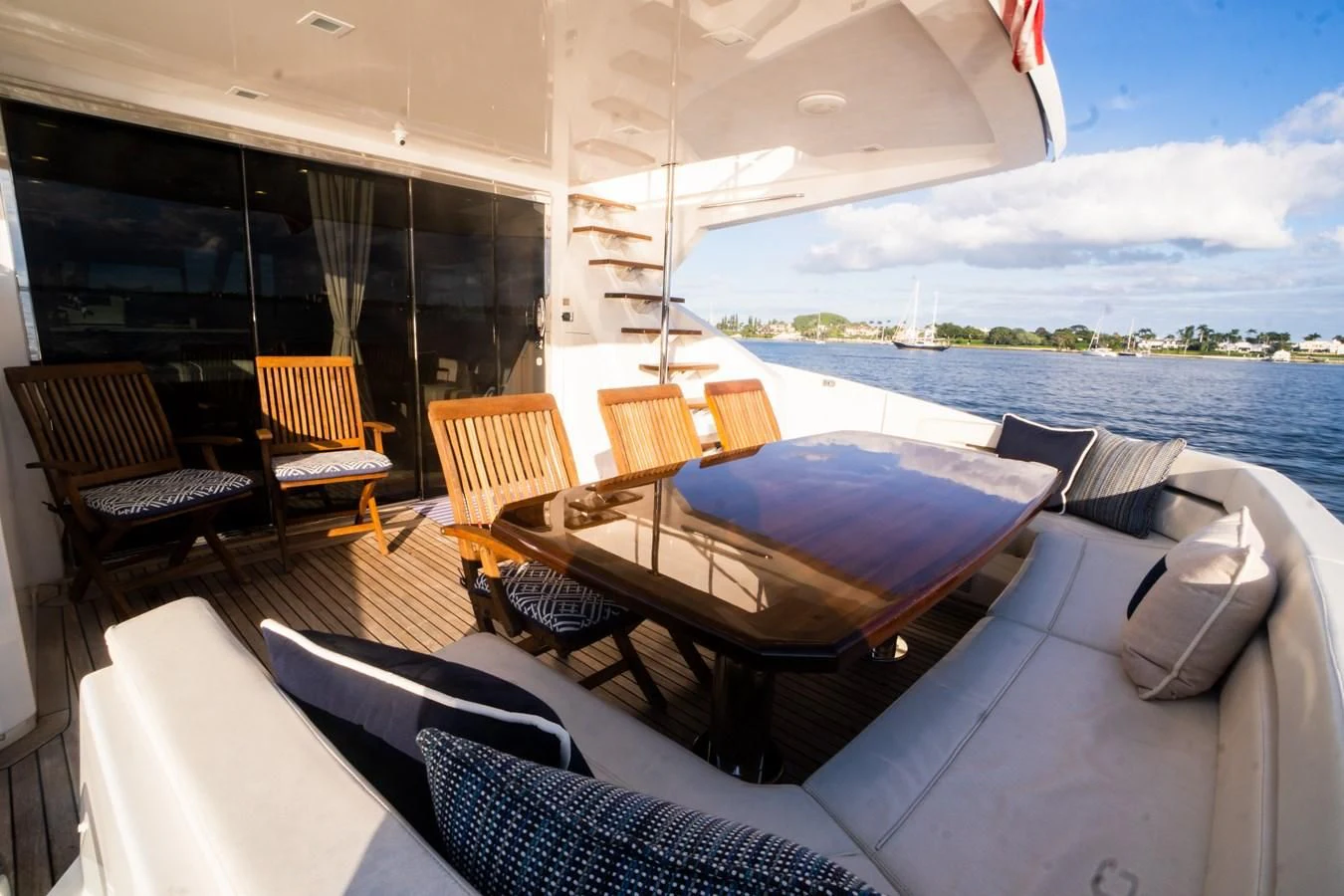 a boat on the water aboard KALEEN Yacht for Sale