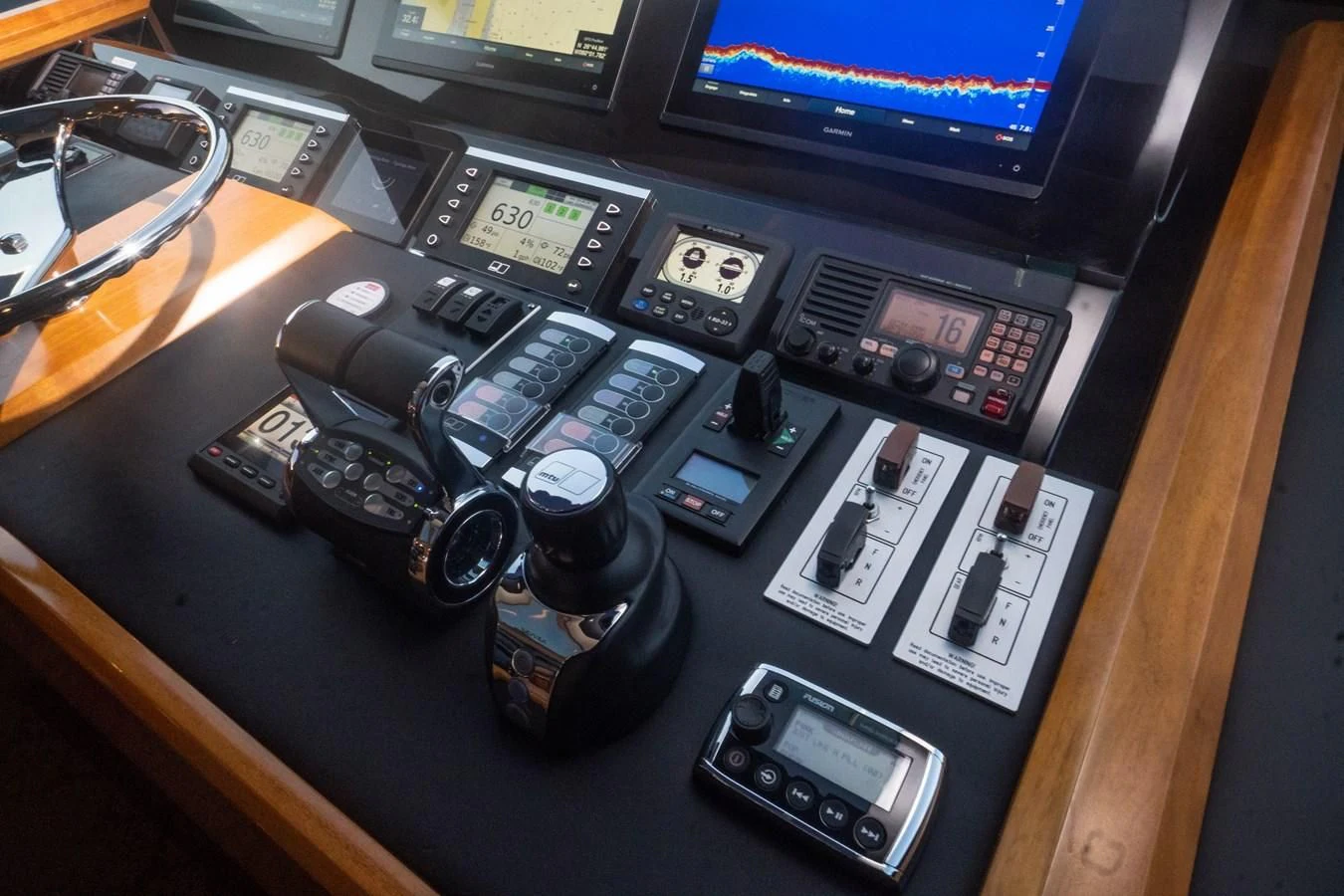 graphical user interface, website aboard KALEEN Yacht for Sale