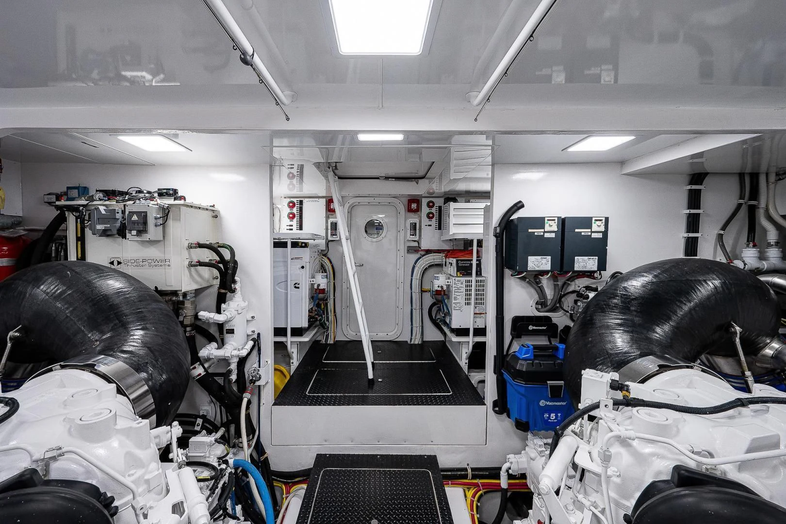 a room with machinery aboard KALEEN Yacht for Sale