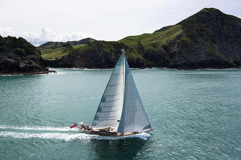 a sailboat on the water aboard KEALOHA Yacht for Sale
