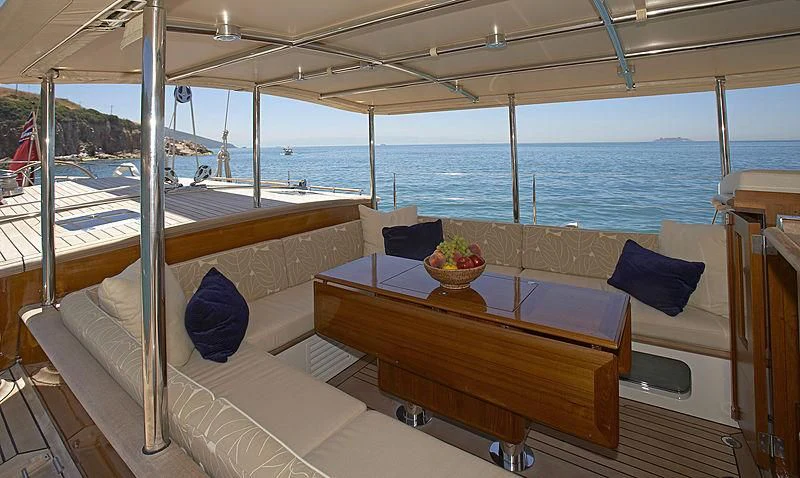 a boat on the water aboard KEALOHA Yacht for Sale
