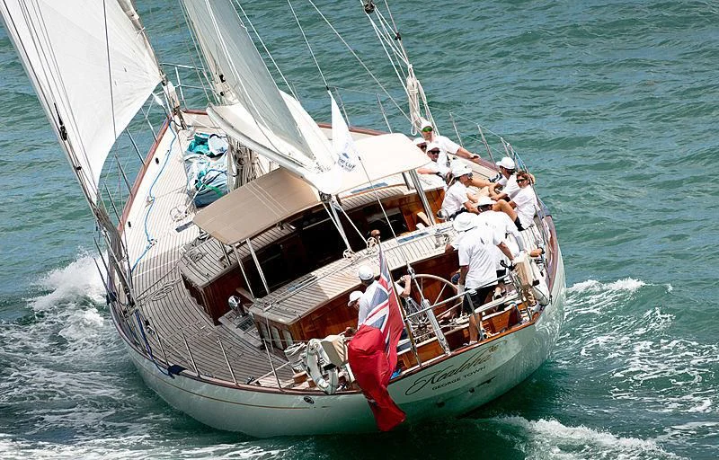a group of people on a boat aboard KEALOHA Yacht for Sale