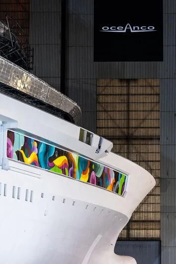 a white rectangular object with colorful objects on it aboard DREAMBOAT Yacht for Sale