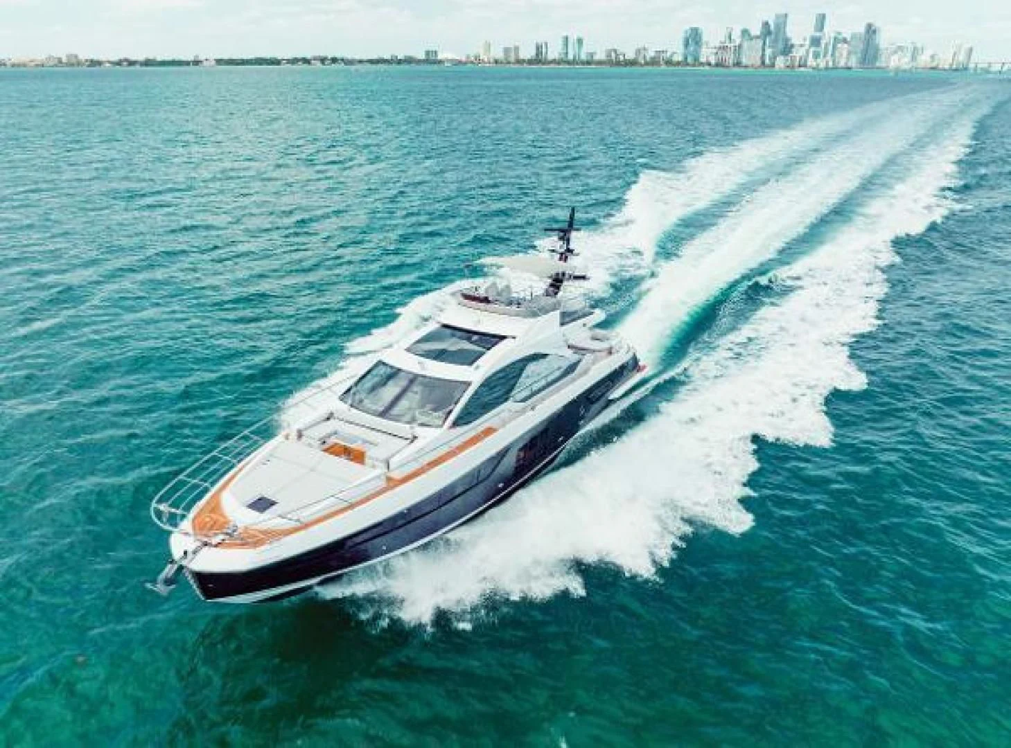 a boat on the water aboard SEA BAR Yacht for Sale