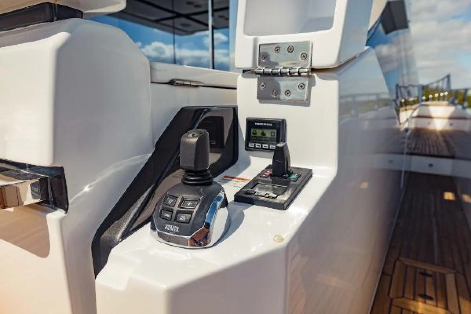 a machine on the counter aboard SEA BAR Yacht for Sale