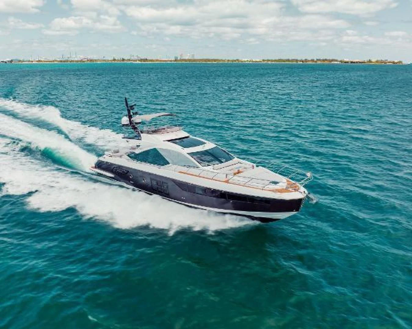 a boat on the water aboard SEA BAR Yacht for Sale