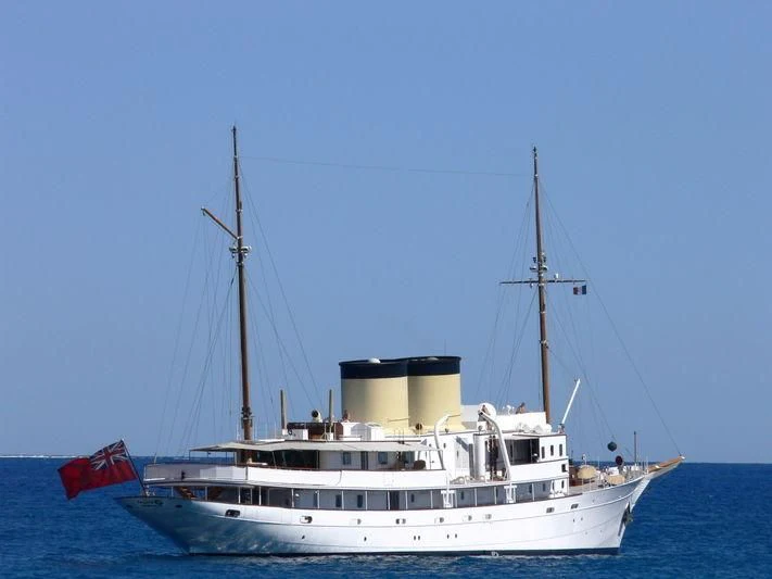 a boat in the water aboard TALITHA Yacht for Sale