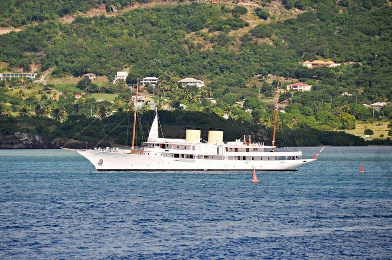 a boat on the water aboard TALITHA Yacht for Sale