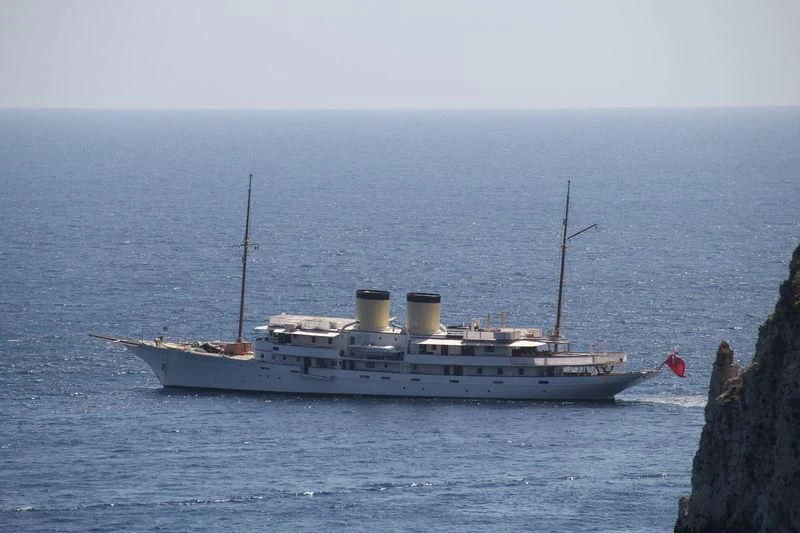 a boat in the water aboard TALITHA Yacht for Sale