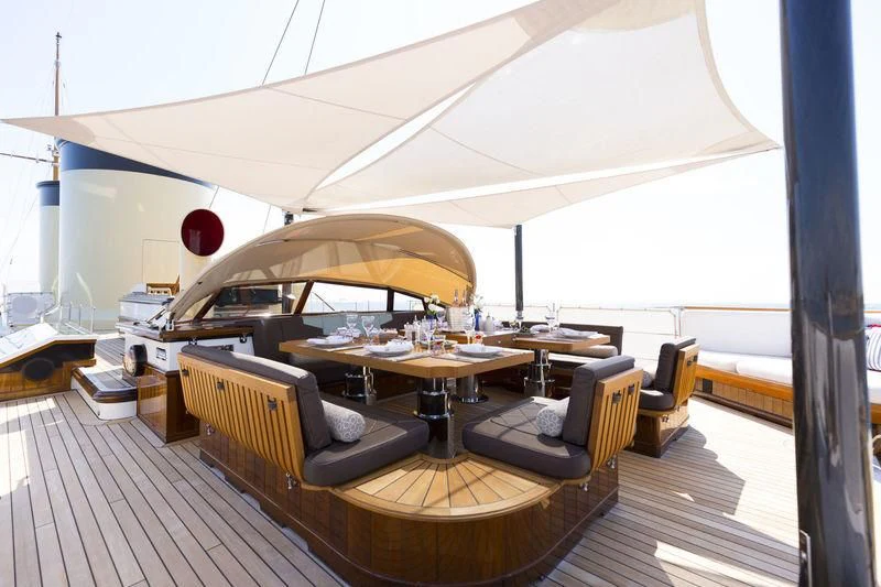 inside of a boat aboard TALITHA Yacht for Sale