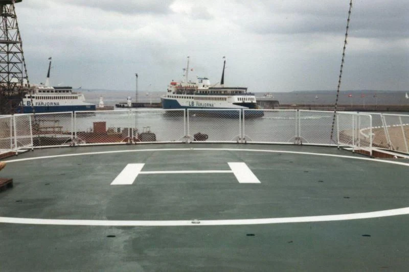 a large ship in the water aboard BASRAH BREEZE Yacht for Sale