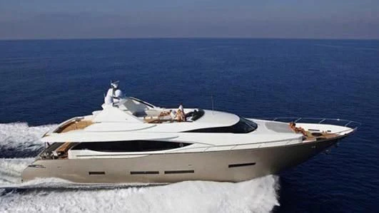 a boat on the water aboard QUASAR Yacht for Sale