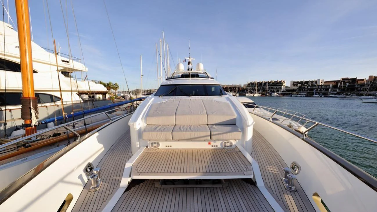 a boat on the water aboard QUASAR Yacht for Sale