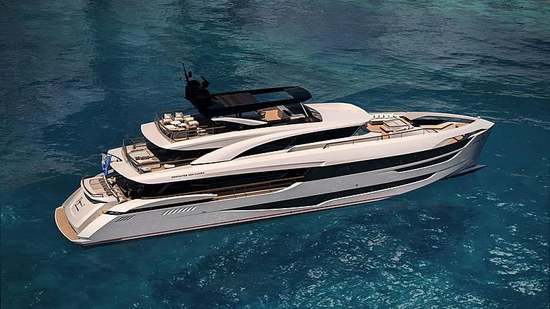 a boat on the water aboard PEPPERMINT Yacht for Sale