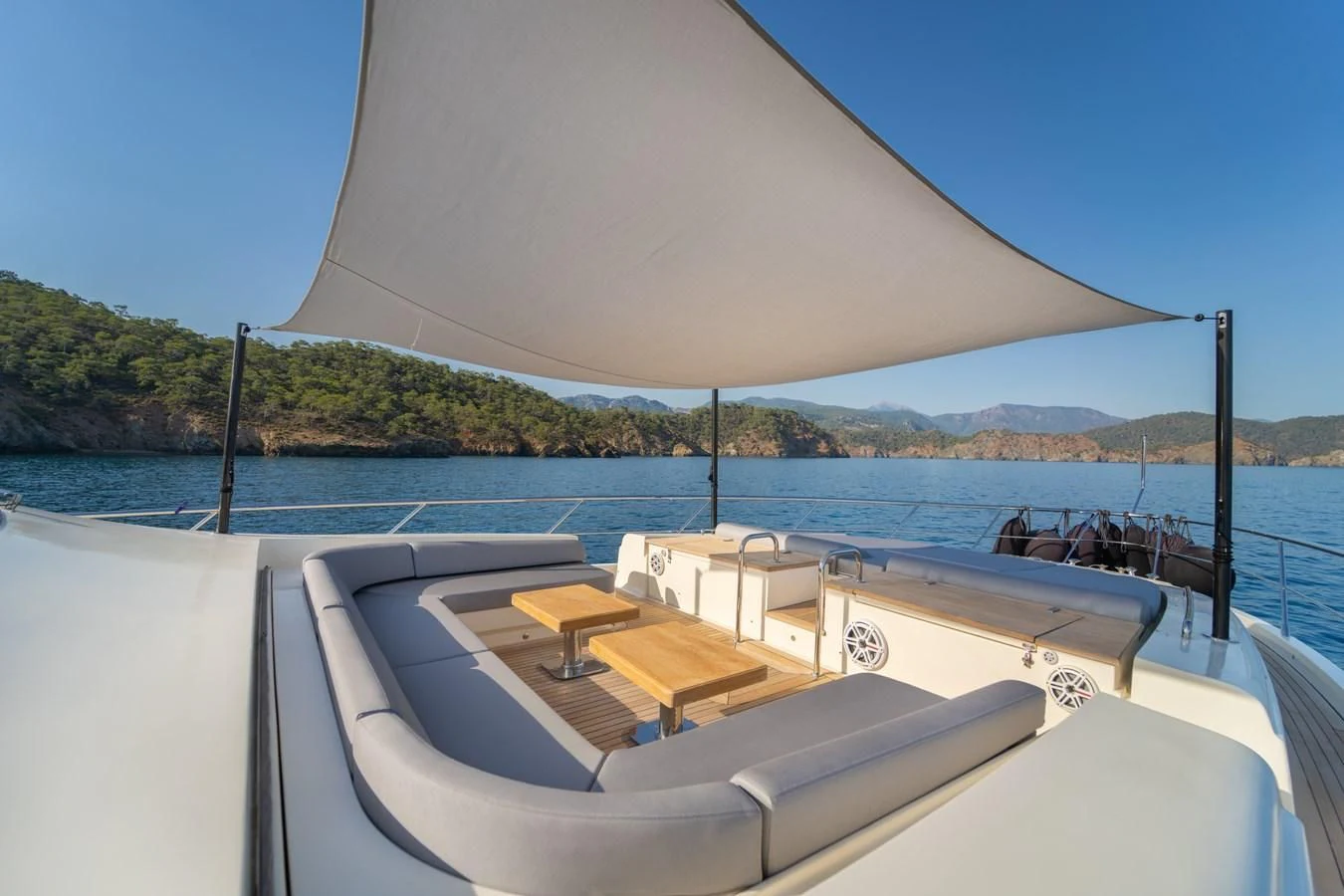 a boat on the water aboard LEONARDO 98 Yacht for Sale
